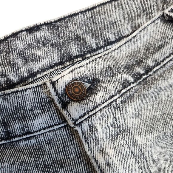 Vintage 90's Men LEVI'S 548 Silver Tab Medal Acid Black Gray Jeans 42x32 USA - Picture 15 of 15